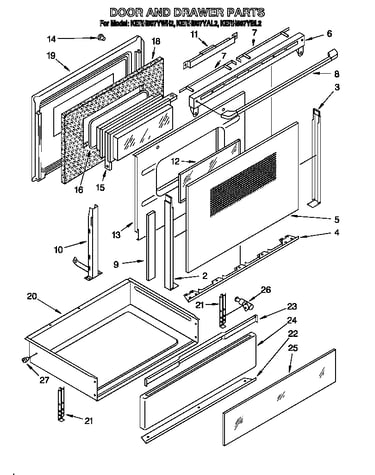 Door and drawer