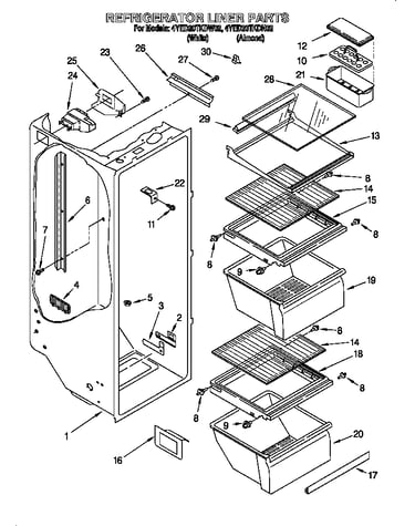 Refrigerator liner