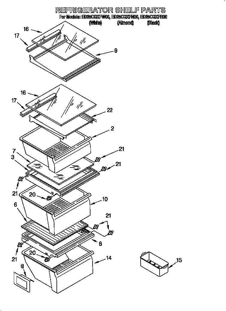 Refrigerator shelf