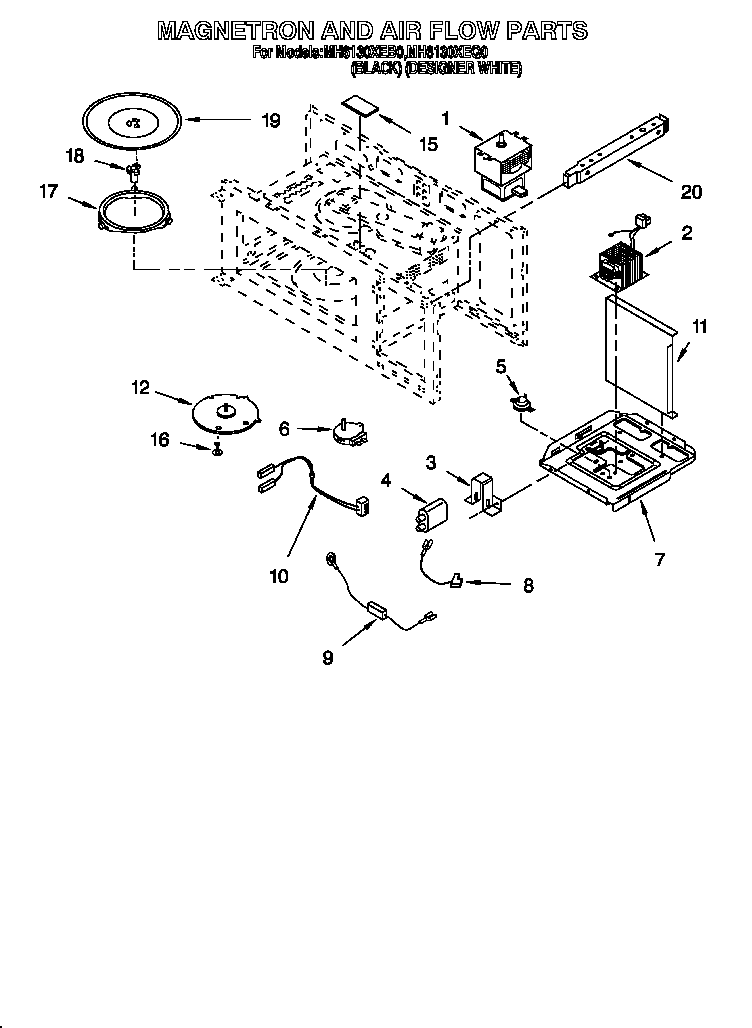 Magnetron and air flow