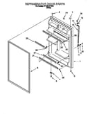 Refrigerator door