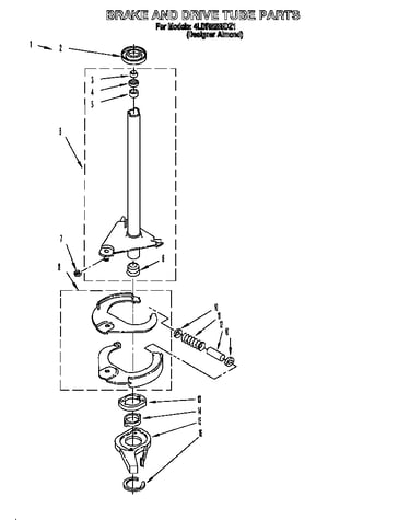 Brake and drive tube