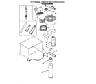 Whirlpool ACM072XG0 optional parts (not included) diagram
