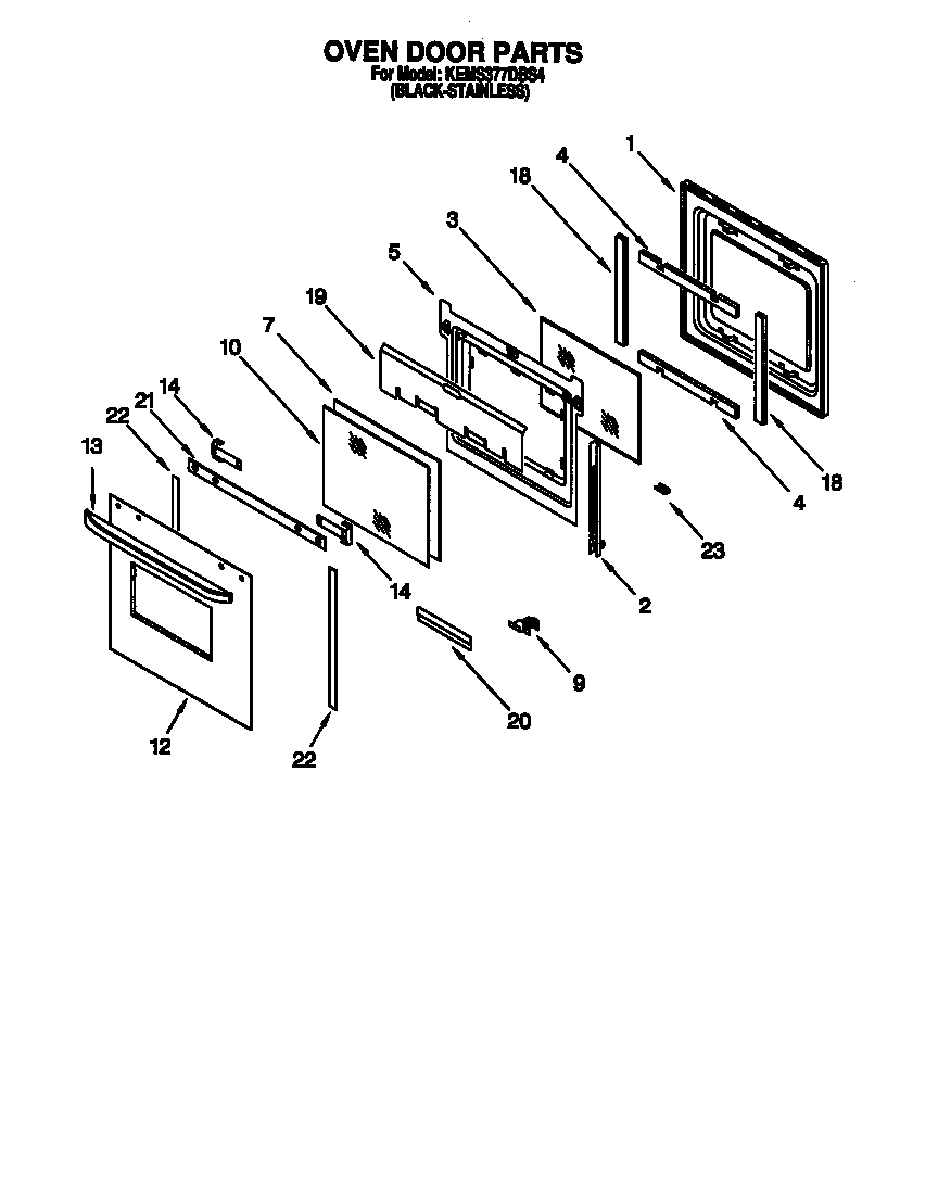 Oven door