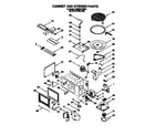 KitchenAid KEMS377DBS4 cabinet and stirrer diagram