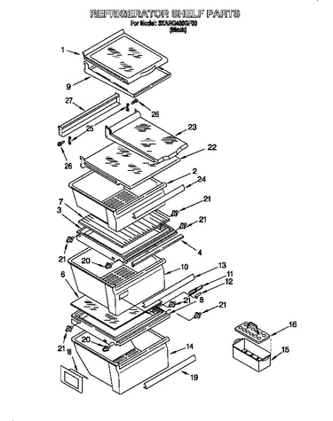 Refrigerator shelf