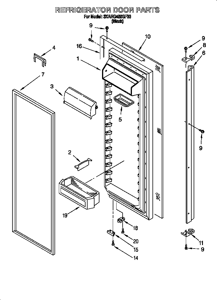 REFRIGERATOR DOOR