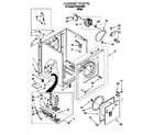 Whirlpool BYCD3723W0 cabinet diagram