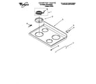 Whirlpool 4RF315PXEQ0 cooktop diagram
