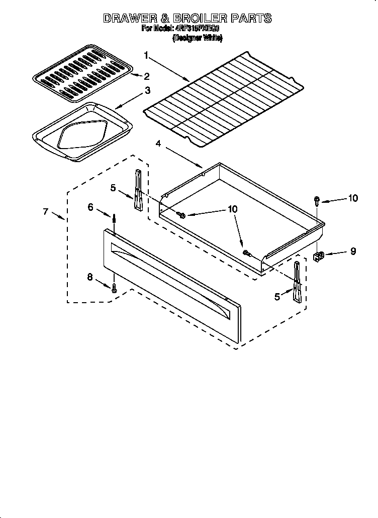 DRAWER AND BROILER