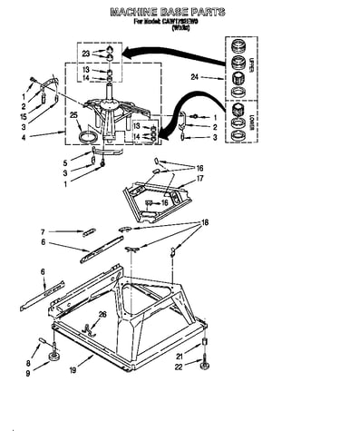 Machine base