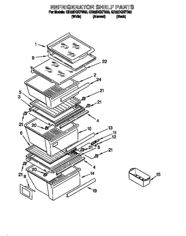 Refrigerator shelf