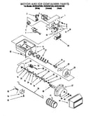 Motor and ice container