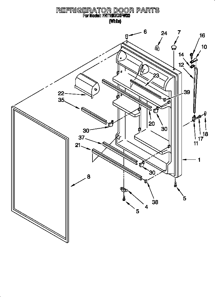 REFRIGERATOR DOOR