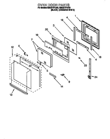 Oven door