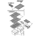 Whirlpool 3XARG468GF01 shelf diagram