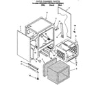 KitchenAid KESC300BWH9 oven chassis diagram
