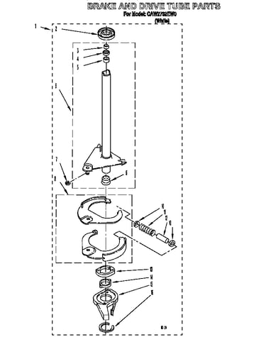 Brake and drive tube