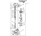 Whirlpool CCW2762EW0 gearcase diagram