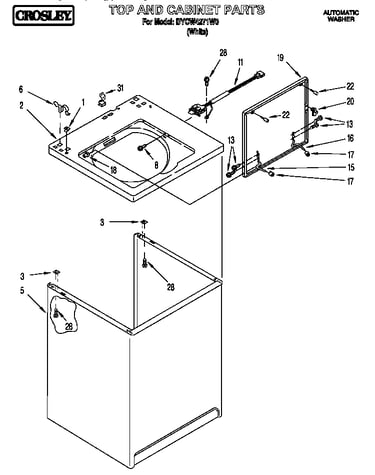 Top and cabinet
