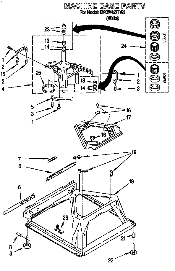 Machine base