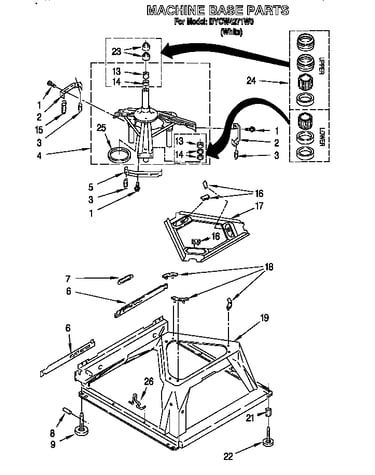 Machine base
