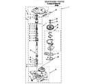 Whirlpool BYCW4271W0 gearcase diagram