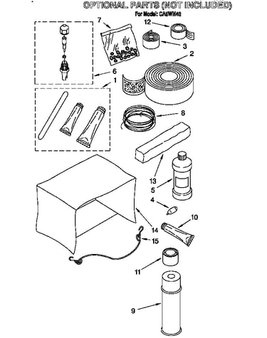 Optional parts (not included)