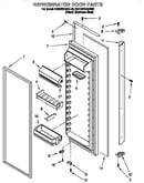 Refrigerator door