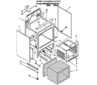 KitchenAid KERC500EWH3 oven chassis diagram