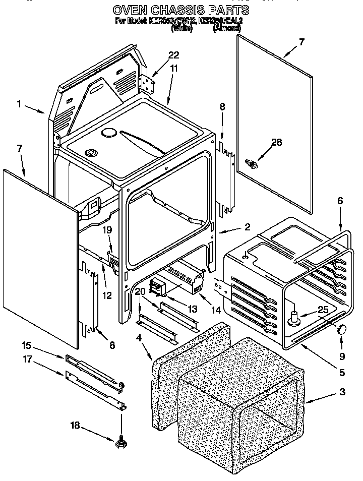 Oven chassis