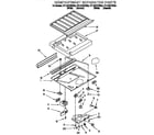 Roper RT14DKYEW00 compartment separator diagram