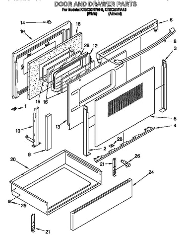 Door and drawer