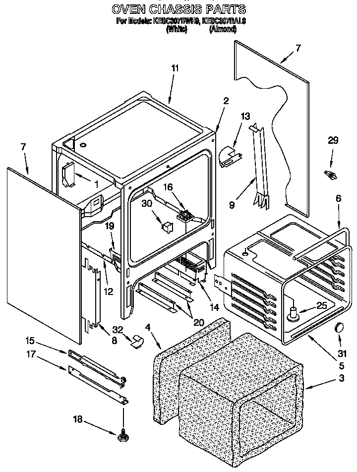 Oven chassis