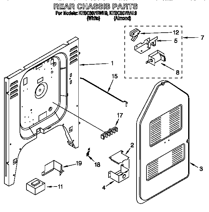 Rear chassis