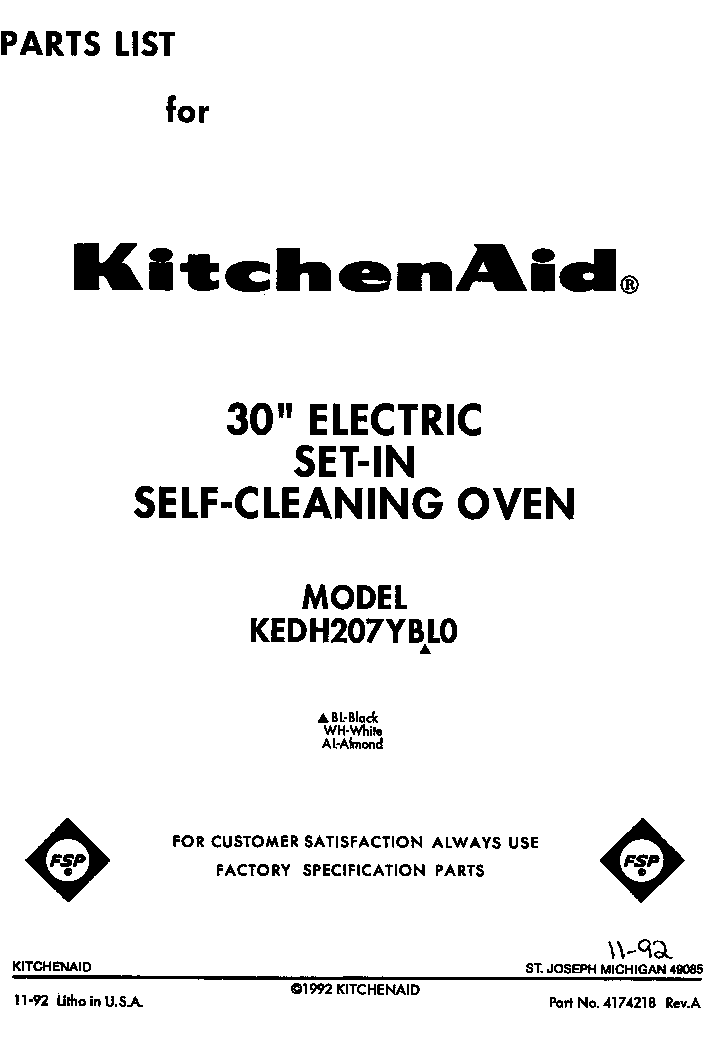 Front cover