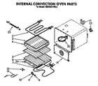 KitchenAid KEDH207YBL0 internal convection oven diagram