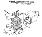 KitchenAid KEDH207YWH2 internal convection oven diagram