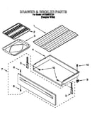 Drawer and broiler