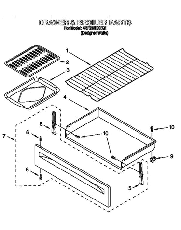 Drawer and broiler