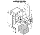 KitchenAid KESH307BBL5 oven chassis diagram