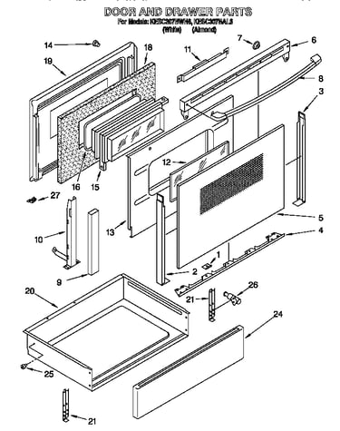 Door and drawer