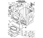 Whirlpool GEC9858EQ0 cabinet parts diagram