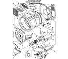 Whirlpool GEC9858EZ0 bulkhead parts diagram