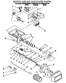 Motor and ice container parts