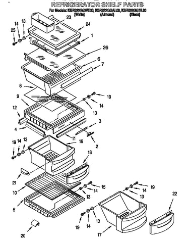 Refrigerator shelf