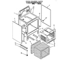 KitchenAid KERI500EAL2 oven chassis diagram