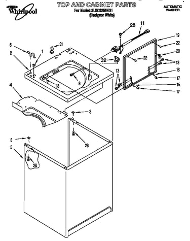 Top and cabinet