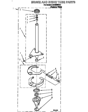 Brake and drive tube