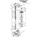 Whirlpool 3LSC8255EQ1 gearcase diagram